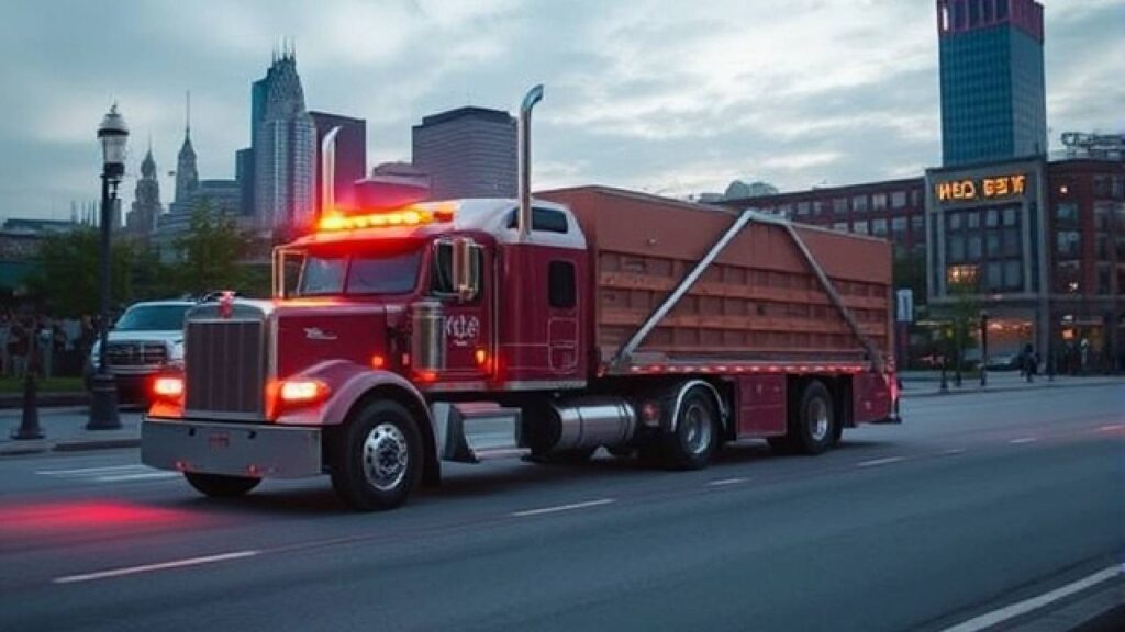 Kenny Chesney Mech Truck Arrival In Cincinnati 2024