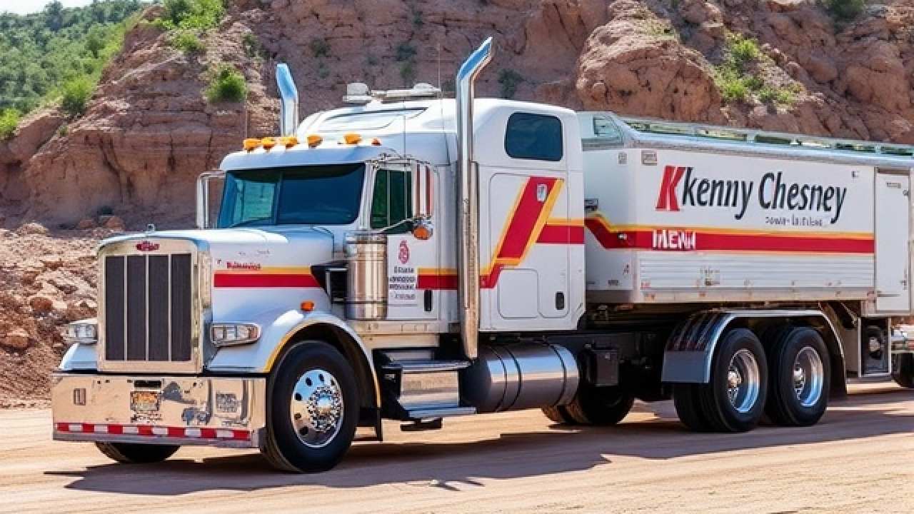 Kenny Chesney Mech Truck Arrival