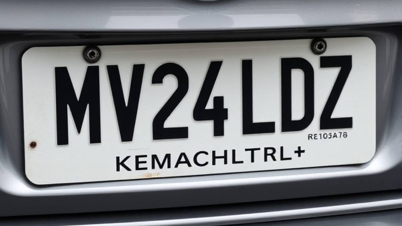 Mv24 Ldz Manchester United Kingdom License Plate