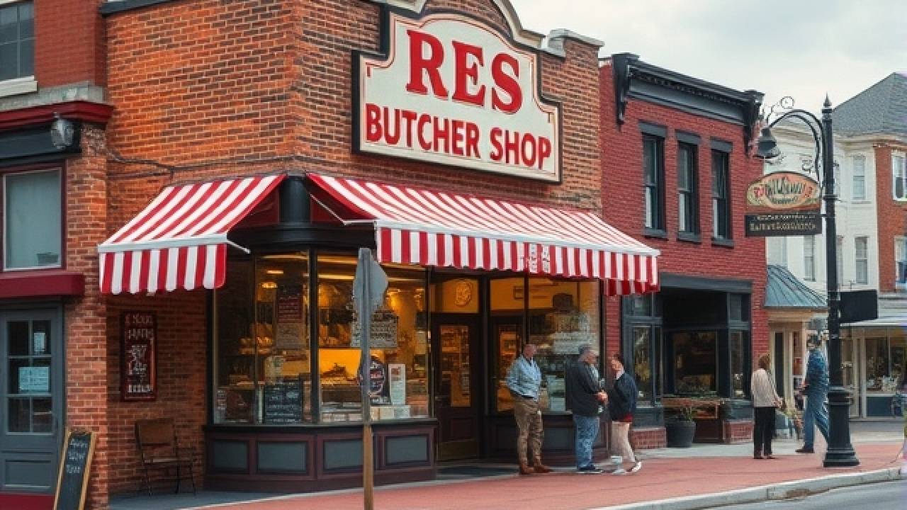 History Of Rees Butcher Shop In Frostburg Maryland Map Near